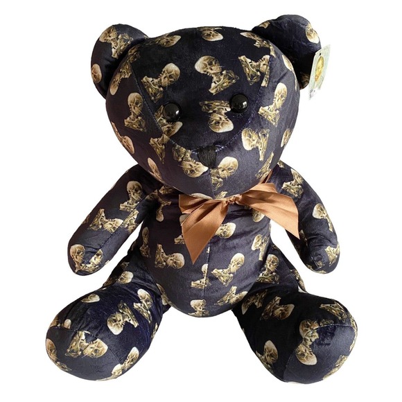Van Gogh Plush Bear Smoking Skeleton 15" Teddy Bear Lighthouse Immersive NEW